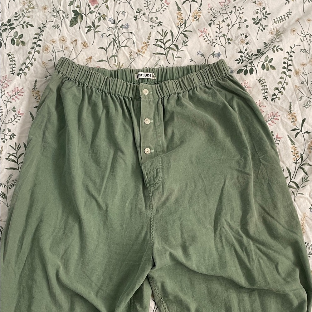 RUDY JUDE Tony Pants in green bean